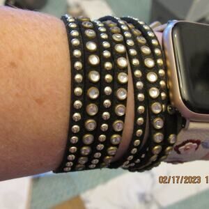 Bundle of 4 Faux Leather Bracelets – Variety Set